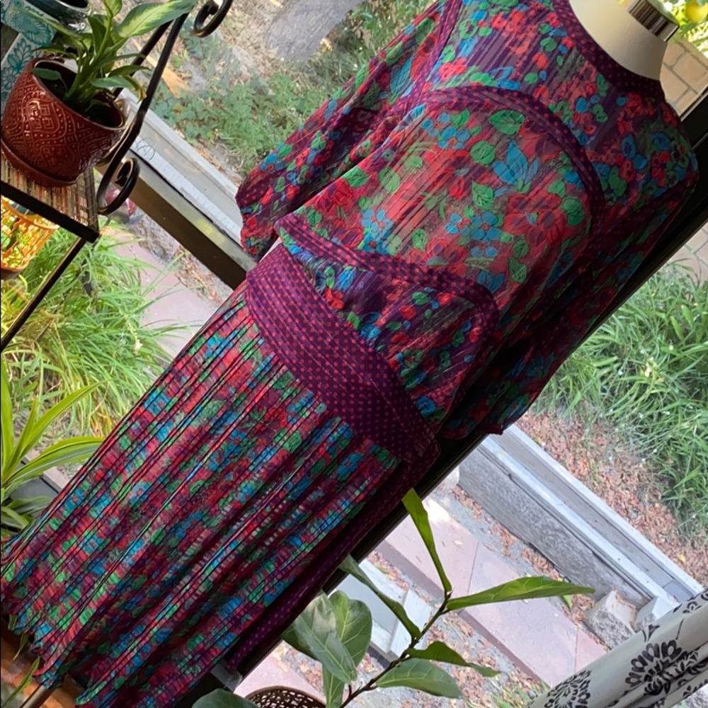 Vintage 1980s Diane Freis skirt set - Picture 2 of 7